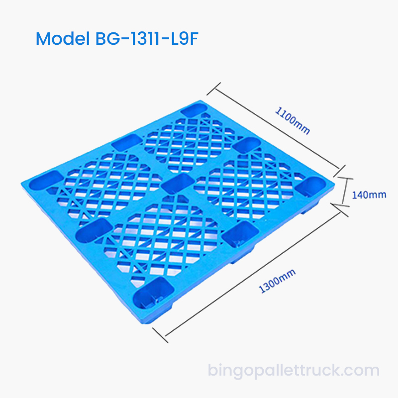 Odolná lehká paleta 1300 × 1100 mm se 4cestným vstupem