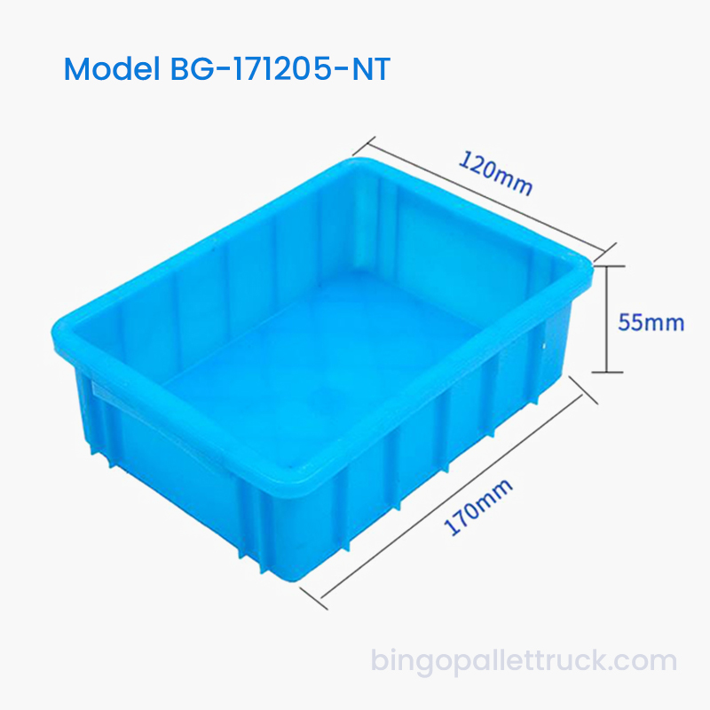 0,8 l HDPE nestability plastový přepravní box na malé šrouby a spojovací prvky