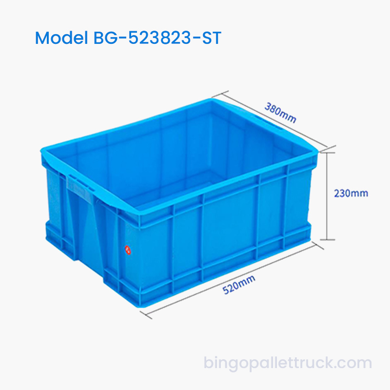 35L odolný stohovatelný plastový přepravní box HDPE Logistic Bin