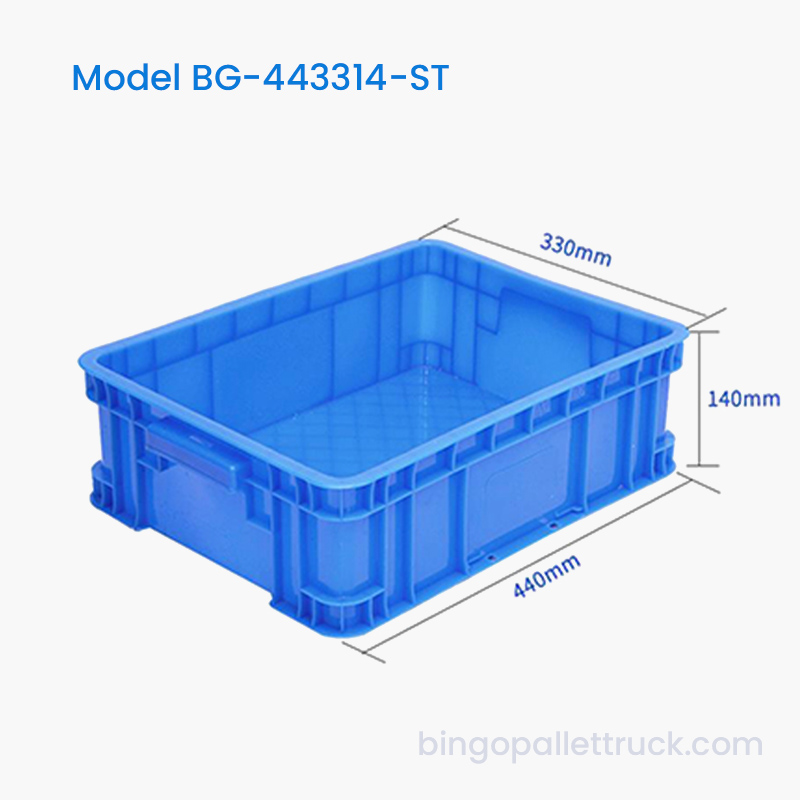 15L průmyslový plastový stohovatelný tote box HDPE úložný zásobník