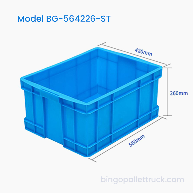 47L stohovatelný plastový přepravní box HDPE logistický kontejner