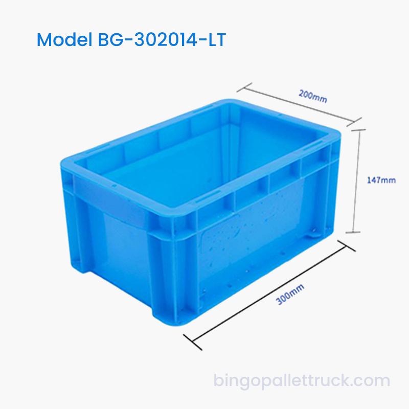 6L Logistický plastový tote Box pro skladování dílenského hardwaru