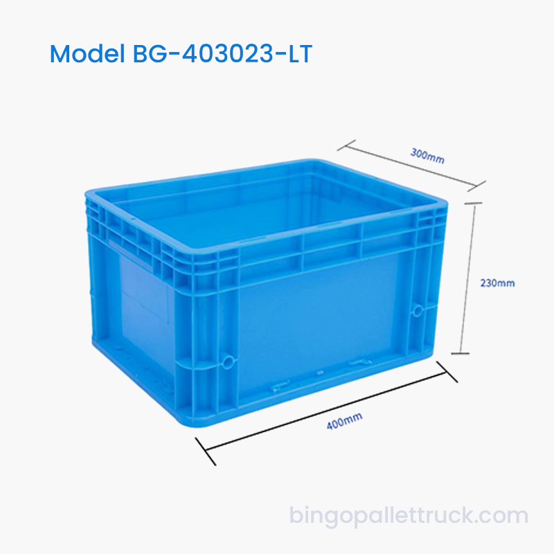 Prachotěsný 22l logistický plastový box pro vnitřní skladování