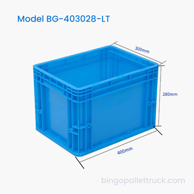 27L Logistics Plastic Tote Box Logistický skladovací zásobník
