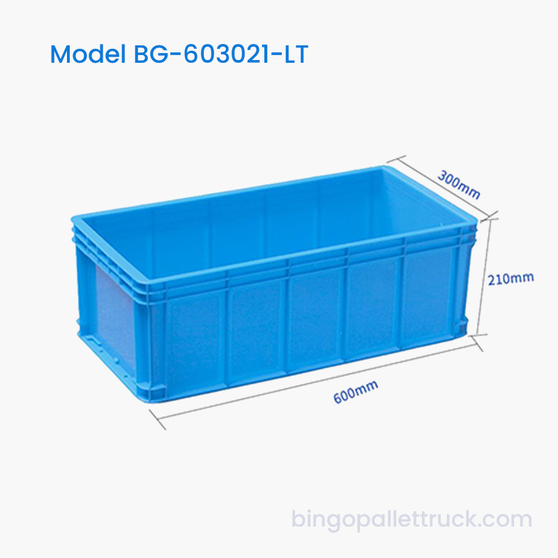 31L HDPE logistický plastový přepravní box pro třídění ve skladu