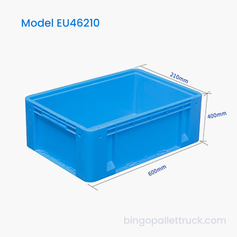 43L HDPE EU plastový přepravní kontejner pro vnitřní použití