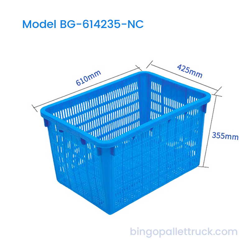 65L skladná plastová přepravka HDPE logistický koš na zeleninu