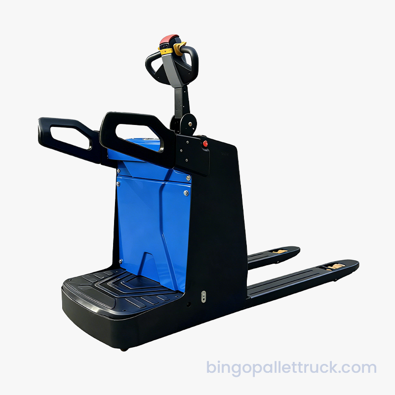 2000 kg průmyslový elektrický stojící paletový vozík