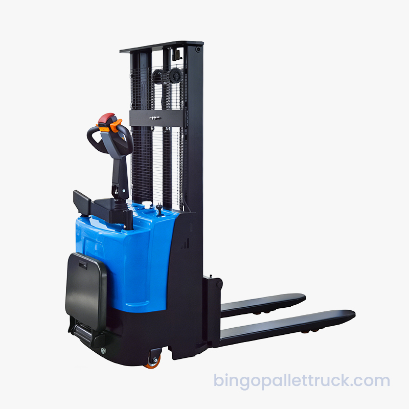 1500 kg elektrický stojanový stohovač pro továrnu