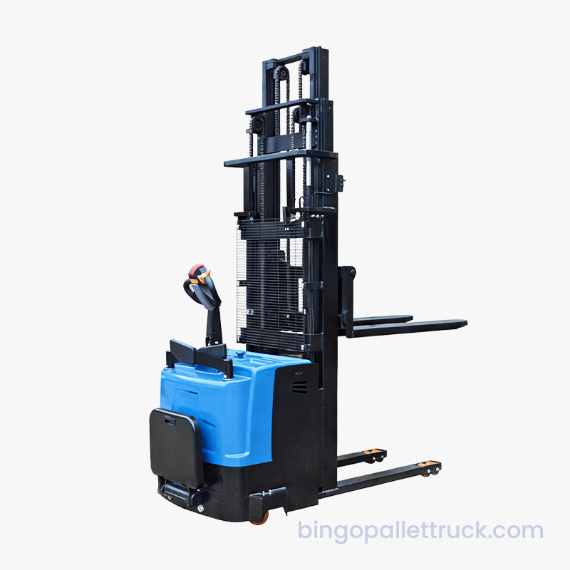 2000 kg třístožárový elektrický stojanový stohovač pro logistiku